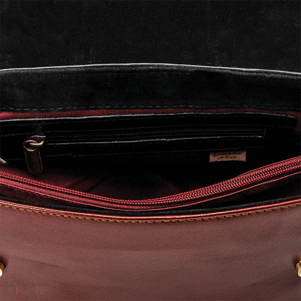 Multicolored vegan Leather Cross Bag