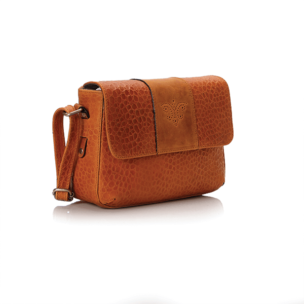 Vintage Havana Leather Cross Bag