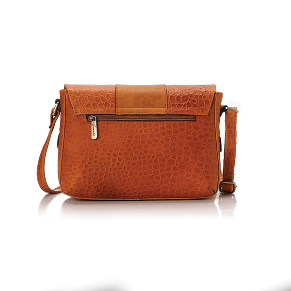 Vintage Havana Leather Cross Bag