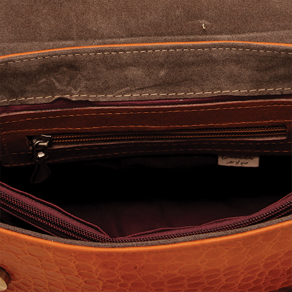 Vintage Havana Leather Cross Bag