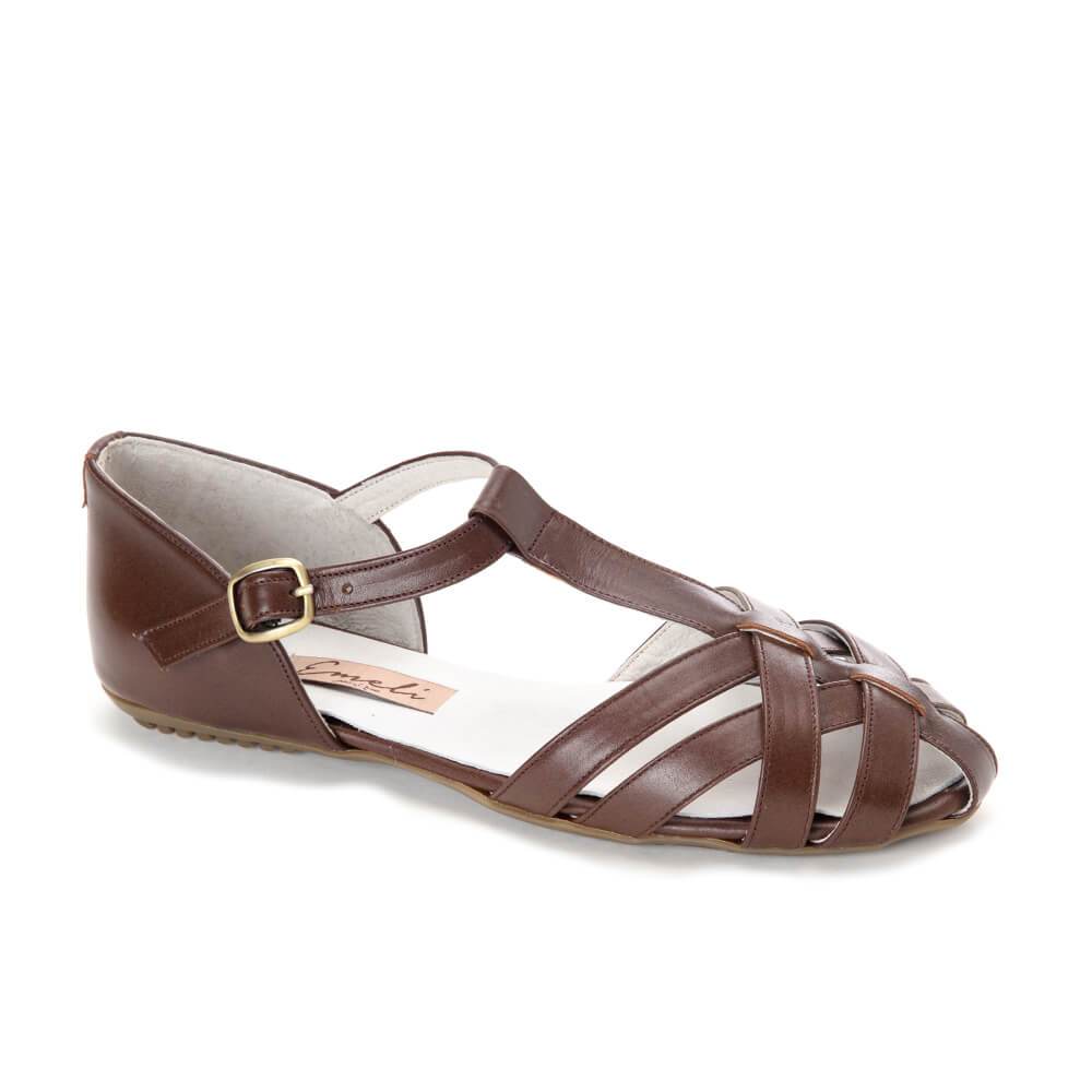 Brown Leather Sandals