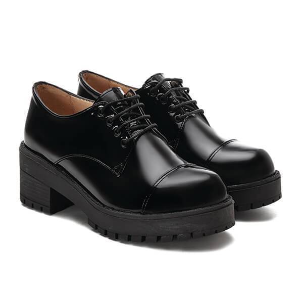 Black Lace Up Oxfords