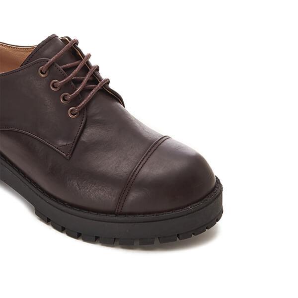 Vintage Brown Lace Up Oxfords