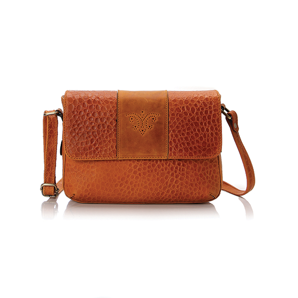 Vintage Havana Leather Cross Bag