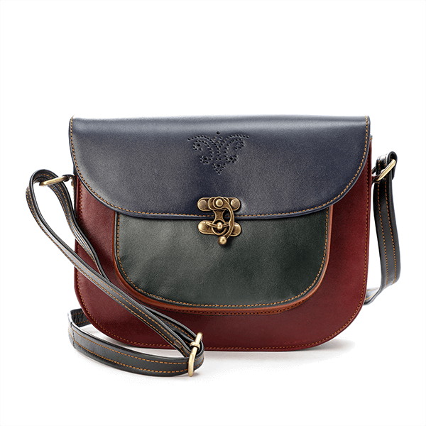 Multicolored Mini-Messenger Bag