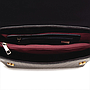 Black Croc Leather Cross Bag