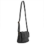 Black Croc Leather Cross Bag