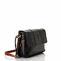 Black * Havana Vegan Leather Cross Bag
