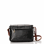 Black * Havana Vegan Leather Cross Bag