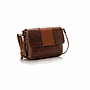 Havana Croc Leather Cross Bag