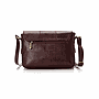 Burgundy Matt Leather Cross Bag