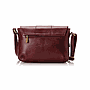 Burgundy Vegan Leather Cross Bag