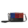 Multicolored Lizard Leather Cross Bag